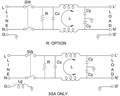 Delta Electronics / Power BE Switch Connector Filters